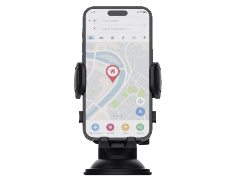 TRUST RUNO - Car phone holder with windshield mount