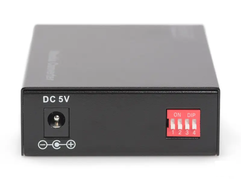 Digitus Gigabit media converter, RJ45 na SC, do 500 m, crni