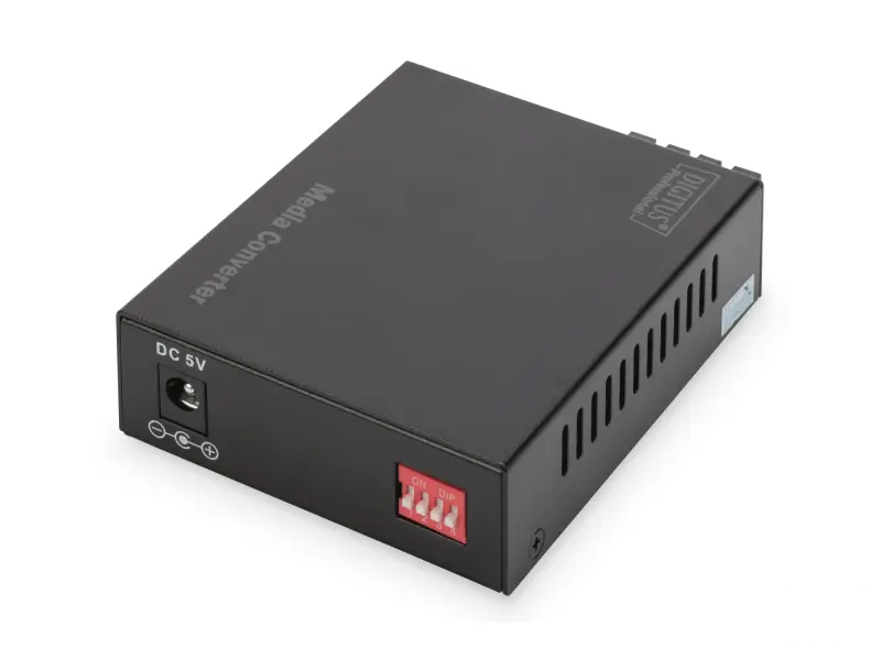 Digitus Gigabit media converter, RJ45 na SC, do 500 m, crni