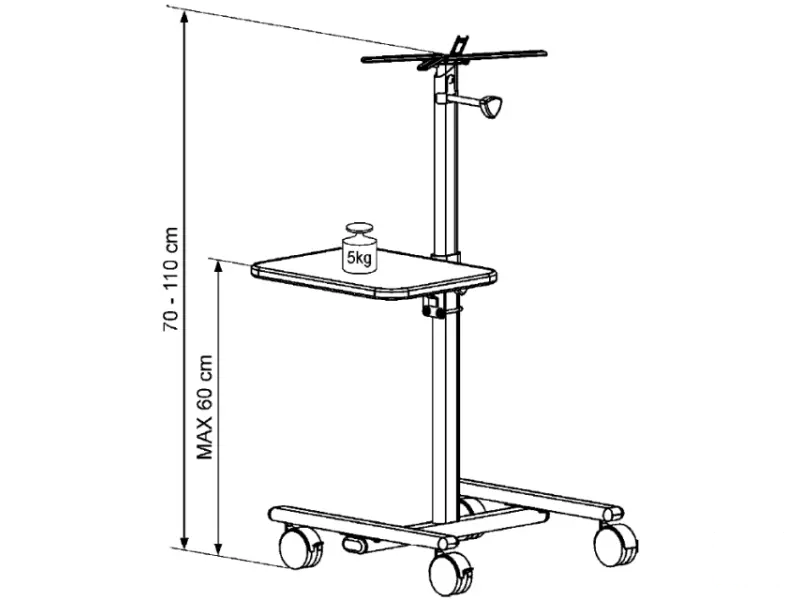 VEGA AV-1150 univerzalna kolica za projektor 