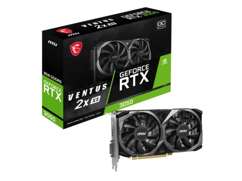 MSI GeForce RTX 3050 VENTUS 2X XS 8G OC 