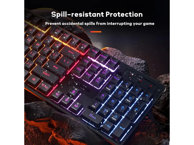 Redragon Tastatura Netherbane K521 RGB Wired Black Gaming