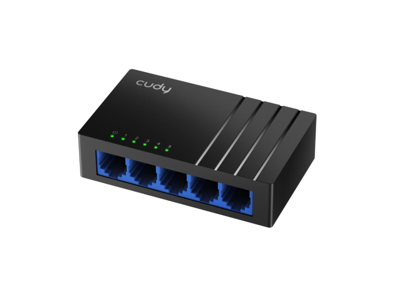 CUDY Switch GS105, 5x 10/100/1000Mbps, unmanaged, metal