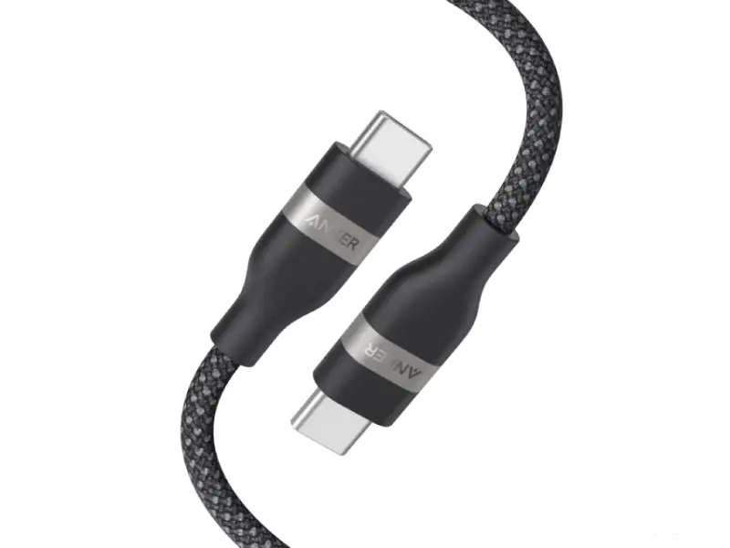 ANKER USB tip-C kabl M/M 0.9m, za Super brzo punjenje 240W/480Mbps, pleteni, crni 