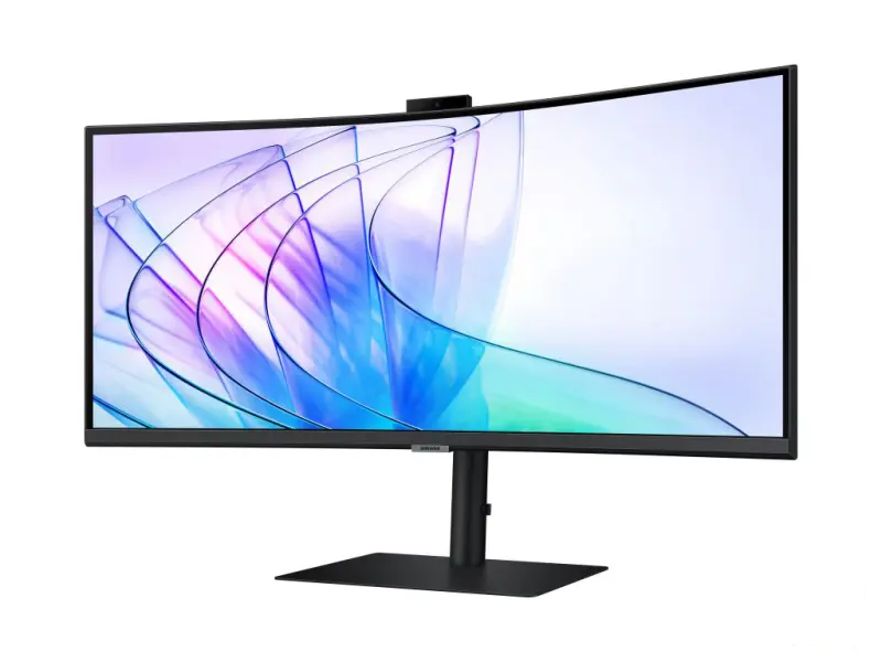SAMSUNG Curved WQHD Monitor with Webcam S65VC, 34", 3440 x 1440, 100Hz, 5ms, DP/HDMI/USB Hub,Speaker