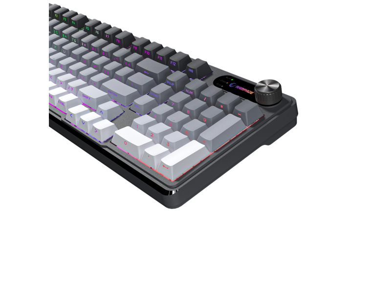 Rampage Tastatura KB-R108 Gradient Black/Gray/White RGB US layout membranska gaming