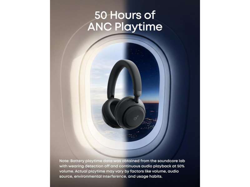 ANKER Soundcore Space 2 ANC BT slušalice crne