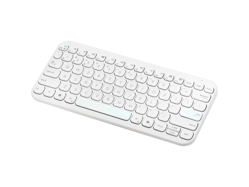 Asus Tastatura KW100 Marshmallow/US/White/ Copilot