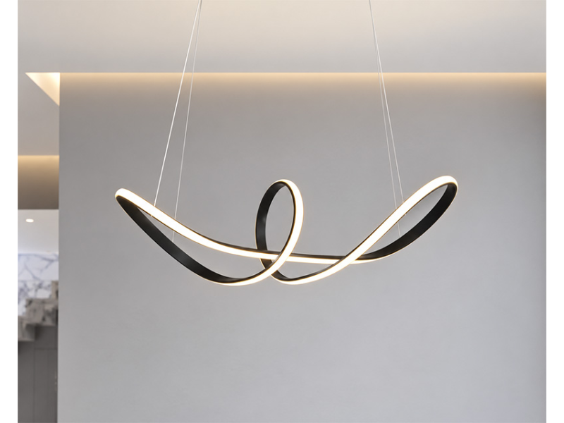 MARLUX PL022 LED viseći luster crni