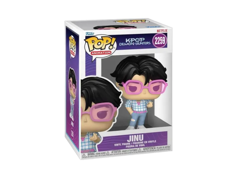 Funko POP! Animation: KPOP Demon Hunters - Jinu w/Chase