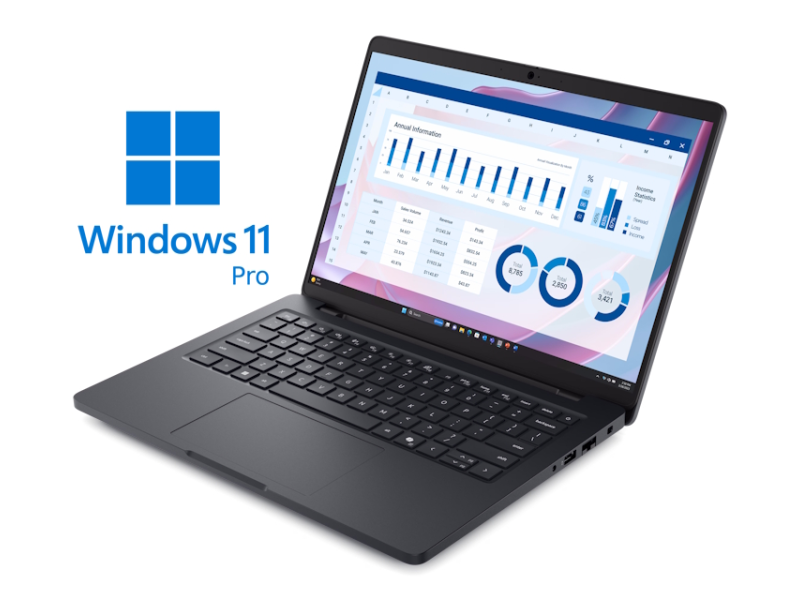 DELL Pro Max 14 14 inch QHD+ 300nits AMD Ryzen AI 9 HX Pro 370 32GB 1TB SSD Backlit FP Win11Pro 3yr ProSupport laptop