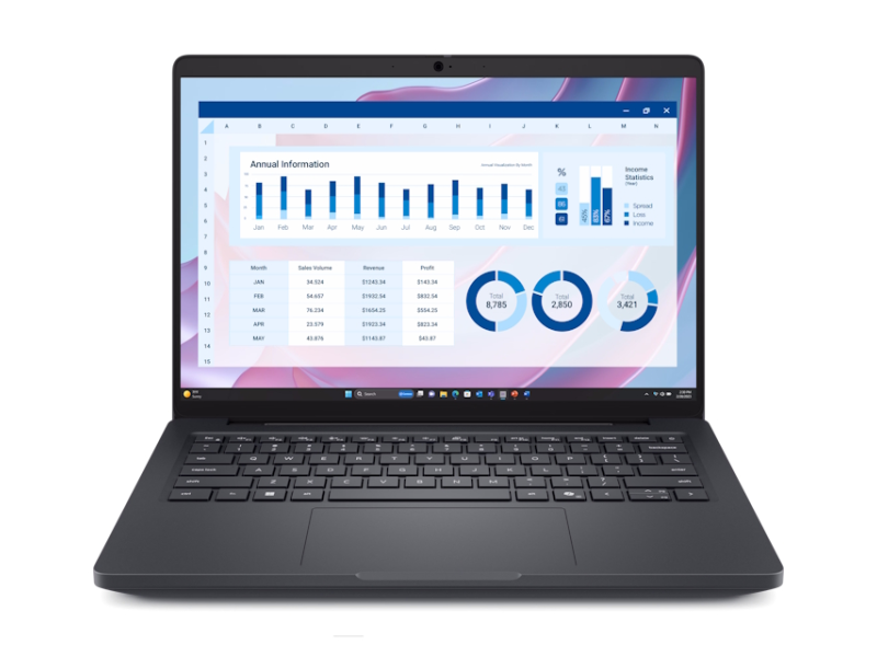 DELL Pro Max 14 14 inch QHD+ 300nits AMD Ryzen AI 9 HX Pro 370 32GB 1TB SSD Backlit FP Win11Pro 3yr ProSupport laptop