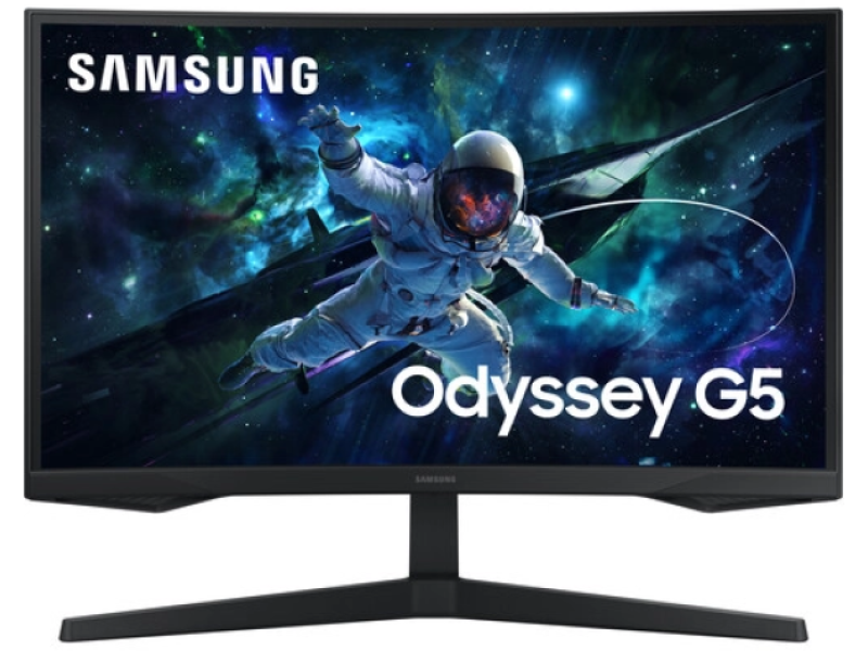 SAMSUNG Odyssey G55C Curved Gaming Monitor 27" QHD 2560x1440, 165Hz, 1ms, DP/HDMI, 2500:1, HDR10