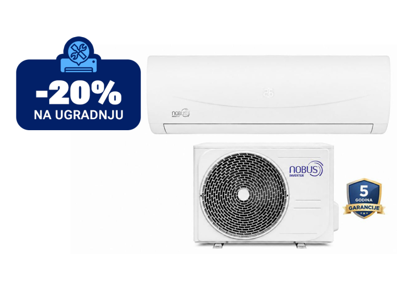 Nobus HBCS35-V3G, 12BTU, grijač spoljne jedinice,brza ugradnja