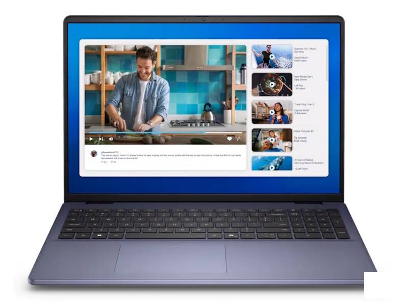 DELL 16 DC16251 16 inch FHD+ 300nits Core 7 150U 16GB 1TB SSD GeForce MX570A 2GB Backlit FP Win11Pro metalni laptop 