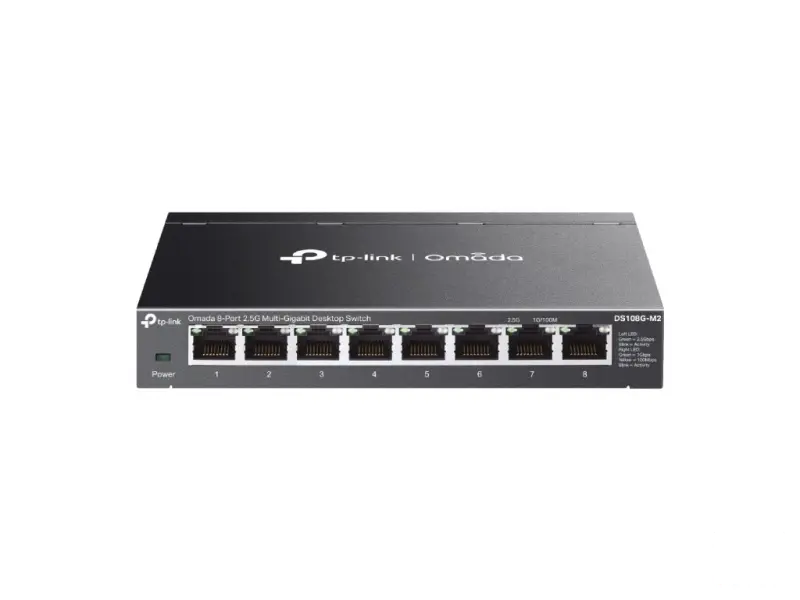 TP-LINK DS108G-M2 Omada 8-Port 2.5G Multi-Gigabit Unmanaged Desktop Switch