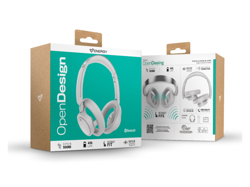 ENERGY SISTEM OpenDesign Headphones White (M50060)