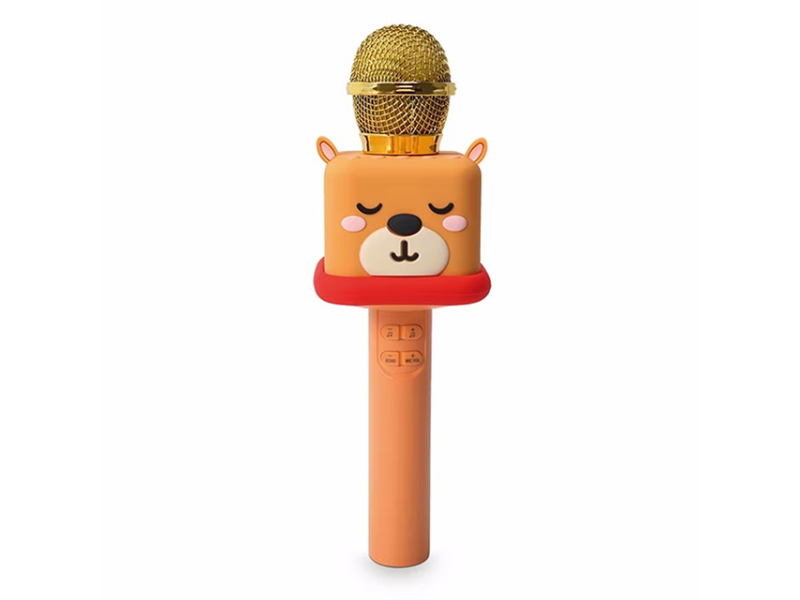 WSTER Karaoke Bluetooth Mikrofon ZX10 bež-zlatni