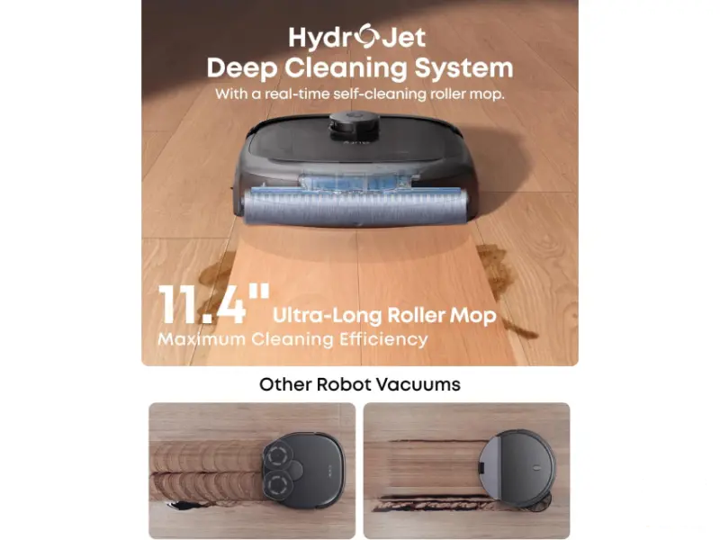 ANKER Eufy Omni E25 HydroJet Robot Usisivač sa bazom crni 