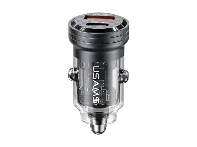 USAMS CC175CC01 45W PD A+C  transparent black