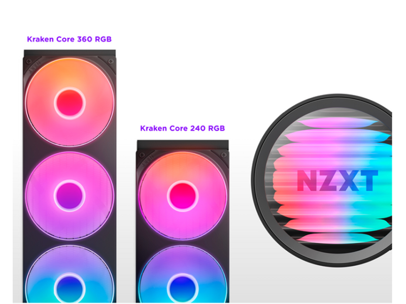 NZXT Kraken Core 240 RGB vodeno hlađenje crno (RL-KR24C-B1)
