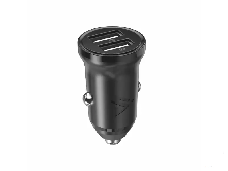 iPEAX Car Charger CL-02, 4.8A, 2x USB-A BLACK