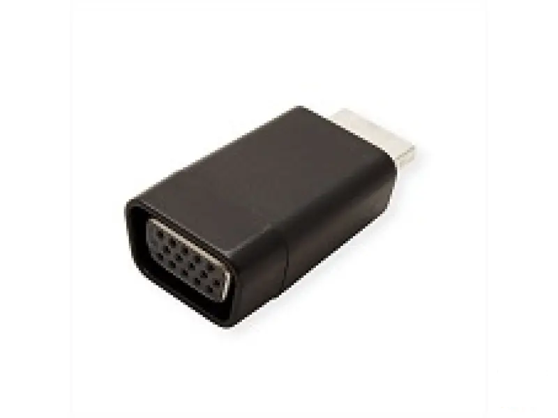 Rotronic 12.99.3113-10 VALUE HDMI - VGA adapter, M/F, 1920 x1080 /1920 x1200 @60Hz (2K, Full HD), crni