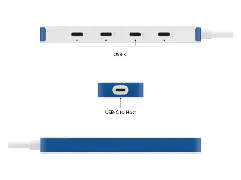 TARGUS HyperDrive Flex 4 Port USB-C Hub plavi (HD5201BUGL) 