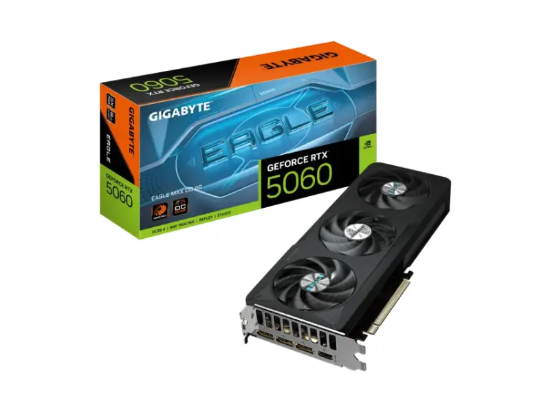 GIGABYTE nVidia GeForce RTX 5060 EAGLE MAX 8GB 128bit GV-N5060EAGLEMAX OC-8GD rev. 1.0 