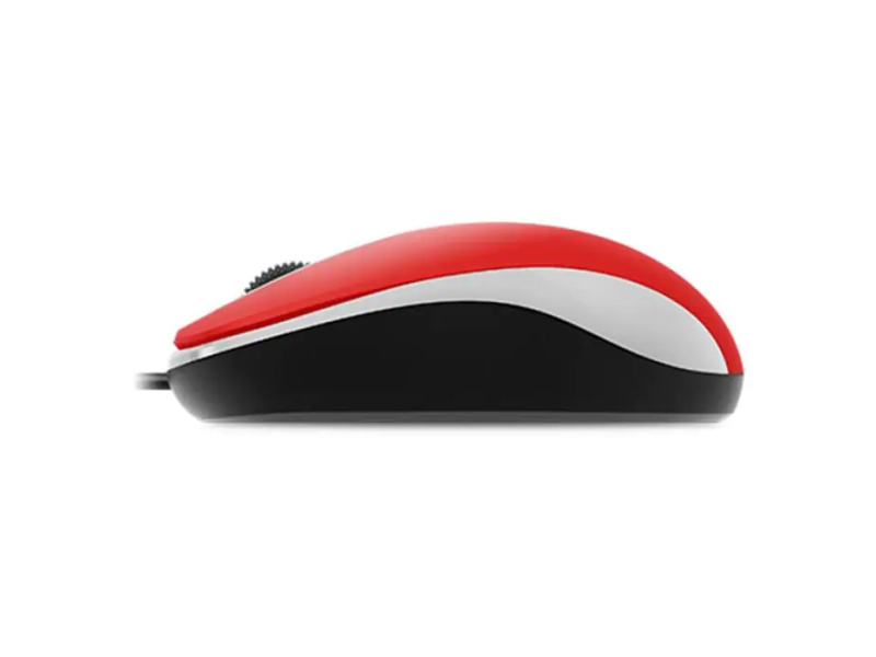 Genius Miš DX-110 USB Optical crveni, 1200dpi, 3 dugmeta, 1,5m kabl