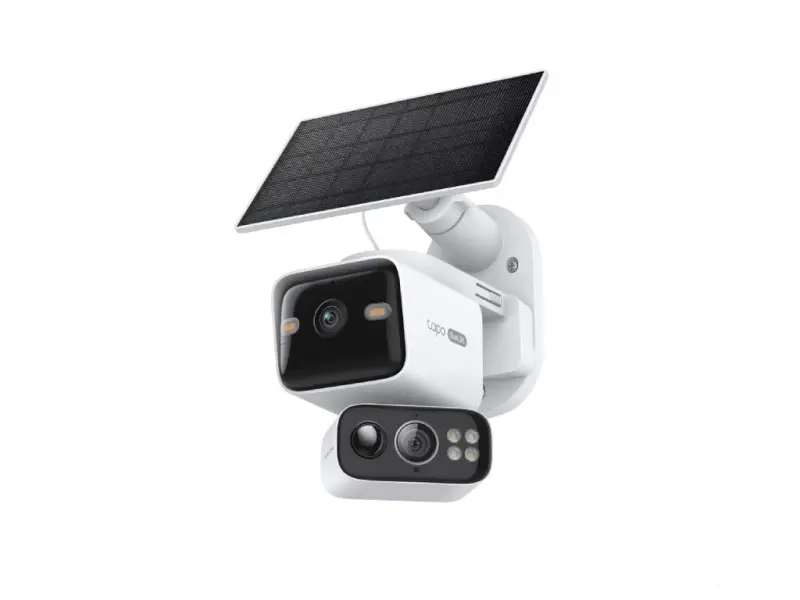 TP-LINK TAPO C645D KIT Dual 2K Solar-Powered Dual-Lens Pan/Tilt Security Camera Kit