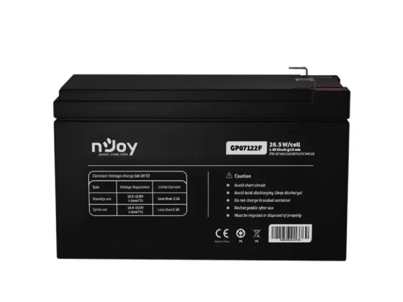 NJOY GP07122F baterija za UPS 12V 7Ah (BTVACGUOBTG2FCW01B) 