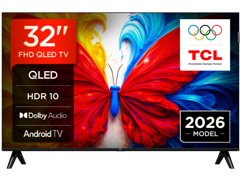 TCL 32S5L QLED TV 32" full HD, Android smart TV, HDR10, DVB-T2/C/S2