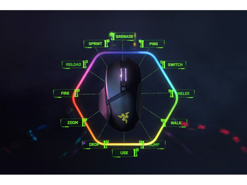RAZER Basilisk V3 Pro Gaming Mouse, 112 g, 30.000 DPI, IPS 750