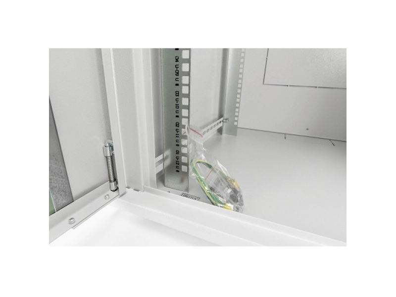 Digitus 12U wall mounting cabinet, 19"  Unique 643x600x450 mm, color grey (RAL 7035)