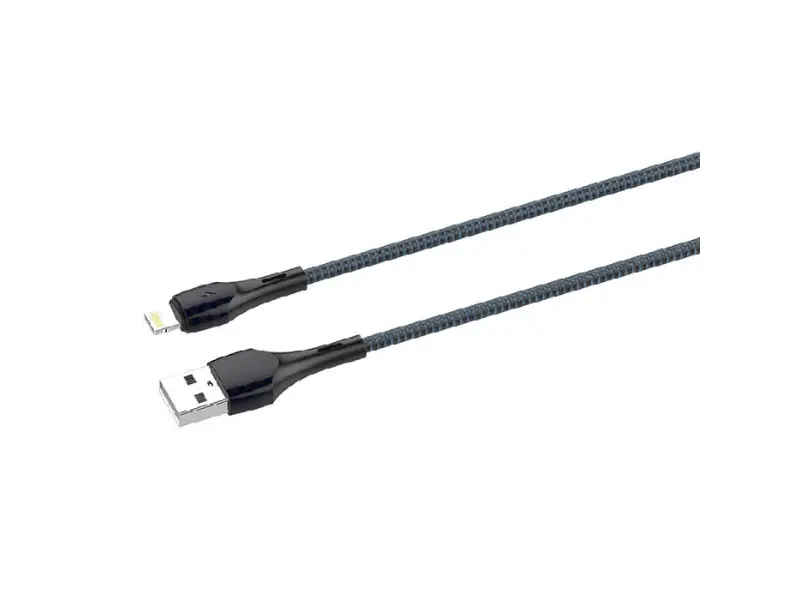 LDNIO LS522 BRZI 2.4 A MAX, 2 m LIGHTNING PLAVI