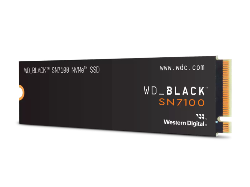 WD 500GB M.2 NVMe SSD Gen4 WDS500G4X0E SN7100 Black