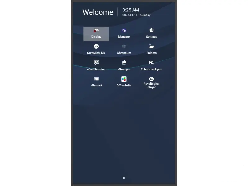 ViewSonic Presentation Display 65" LED, 3840x2160, 450 nits, 1200:1, HDMI in x 2, USB-C x 1, HDMI out x 1, w/ RS232 in x 1, USB 2.0 x 1, USB