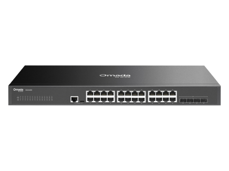 TP-LINK SG3428X Omada 24-Porta Gigabit L2+ upravljiv Switch sa 4 10GE SFP+ Slota
