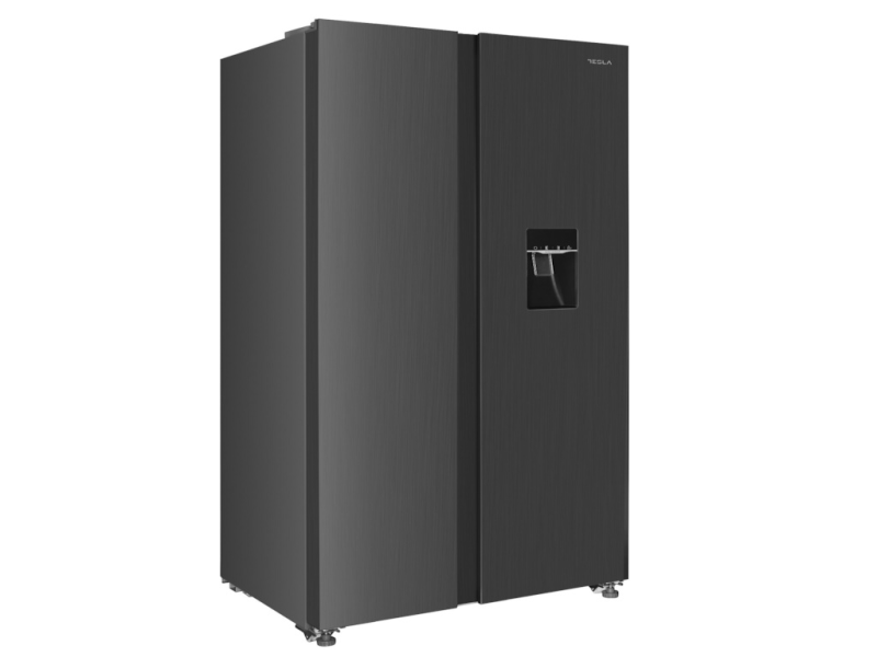 Tesla RB5210FHXE side-by-side frižider, 344l+185l, Total No Frost, dispenzer, 900x660x1770, inox