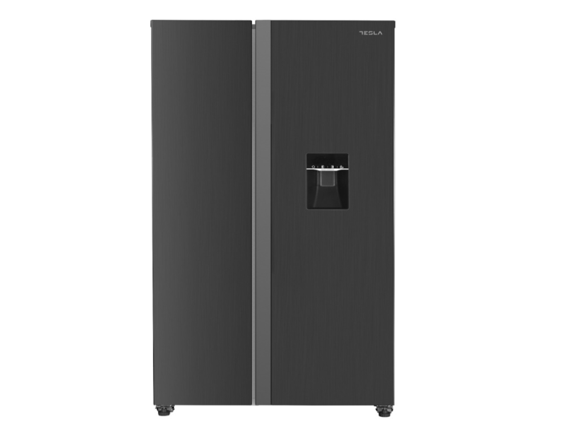 Tesla RB5210FHXE side-by-side frižider, 344l+185l, Total No Frost, dispenzer, 900x660x1770, inox