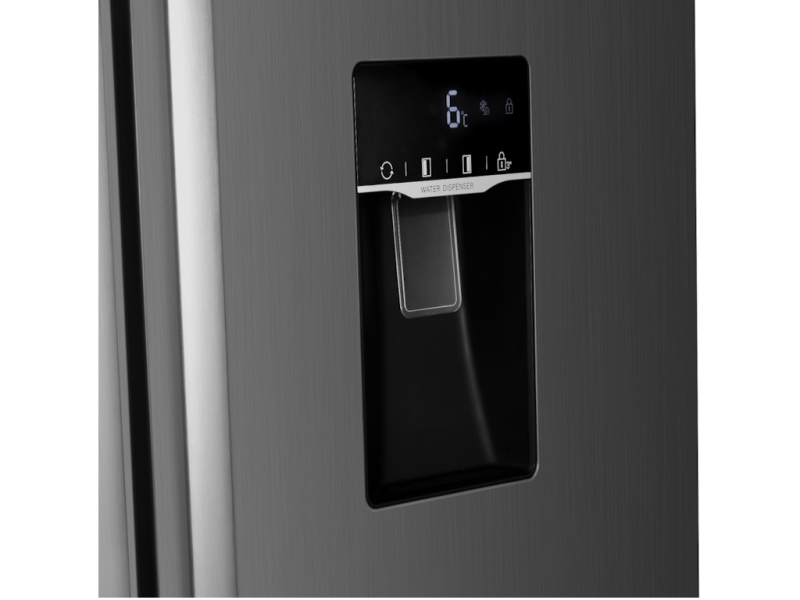 Tesla RB5210FHXE side-by-side frižider, 344l+185l, Total No Frost, dispenzer, 900x660x1770, inox