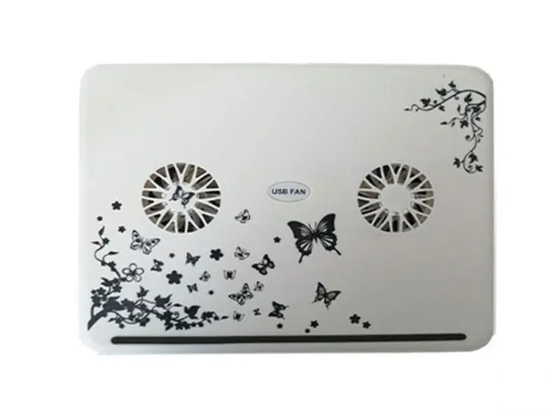 SAMSA Postolje i hladnjak za laptop do 14 inča crno-belo 