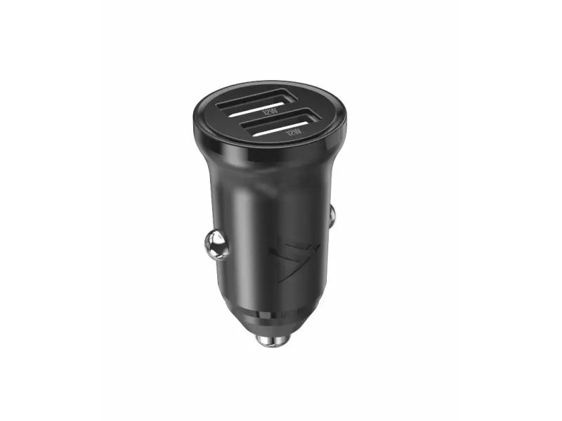 iPEAX Car Charger CL-01, 2,4A, 2x USB-A BLACK