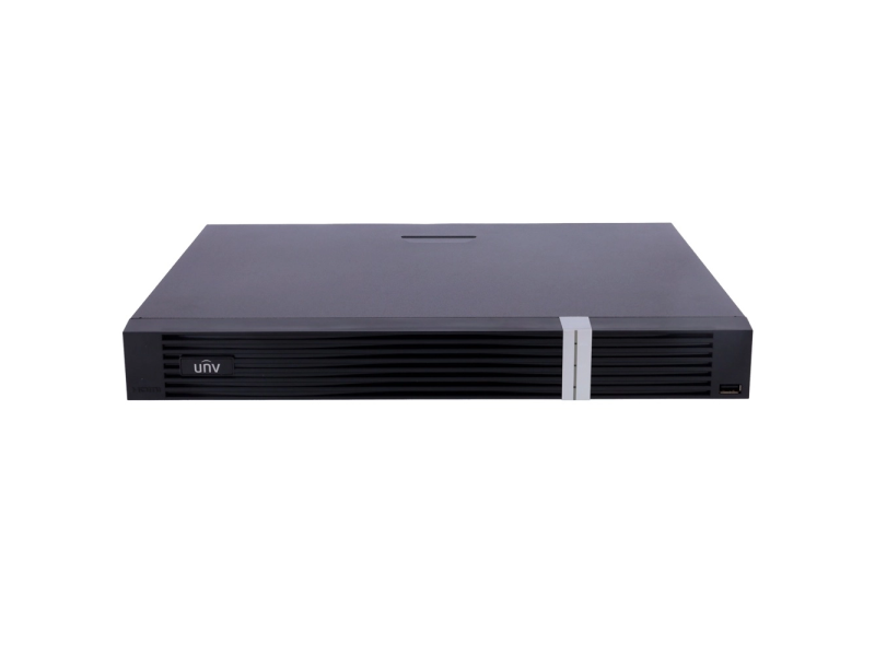 Uniview NVR 8 kanala NVR302-08E2-P8-IQ, do 12MP, Ultra 265/H.265/H.264, HDMI 4K, VGA, 8 x PoE, 2 x HDD do 10TB, audio, alarm I/O, 52VDC