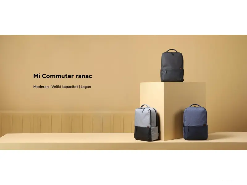 Mi Commuter Backpack (Light Grey)