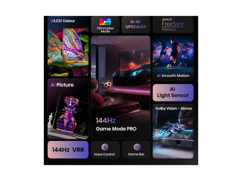 HISENSE 85 inča 85E7Q PRO QLED 4K UHD Smart TV 