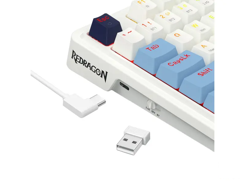Redragon Tastatura Antonium Pro, Wired&2.4G&BT