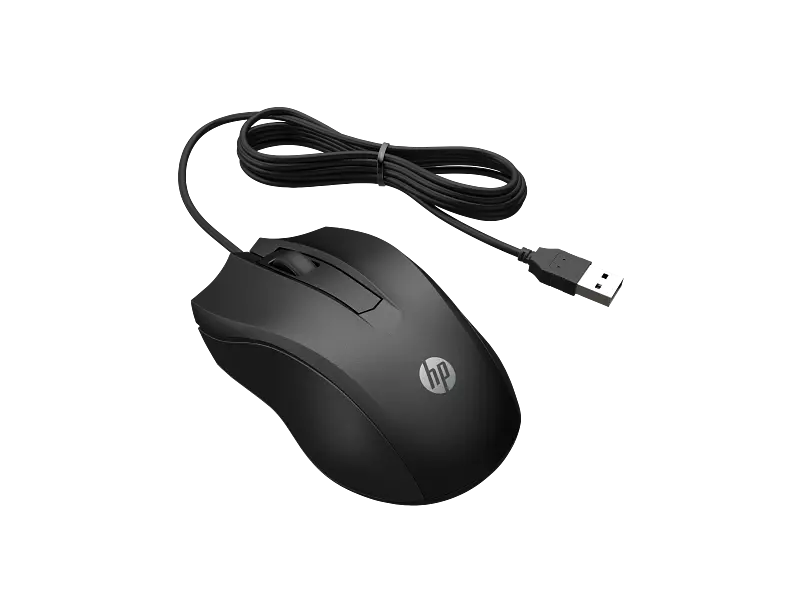 HP 105 BLK Wired Mouse