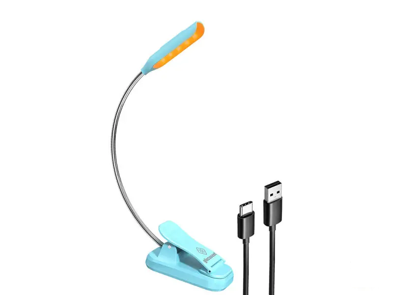 Mini clip-on book light
